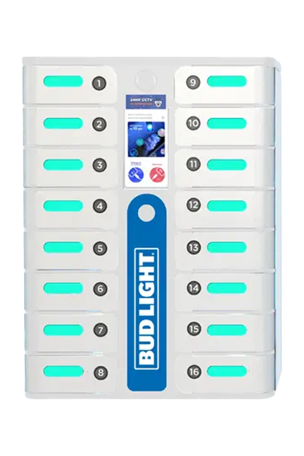 Orion - Cell Phone Sanitizing and Charging Station 16 Bay Locker
