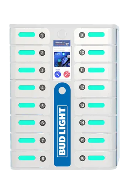 Orion - Cell Phone Sanitizing and Charging Station 16 Bay Locker